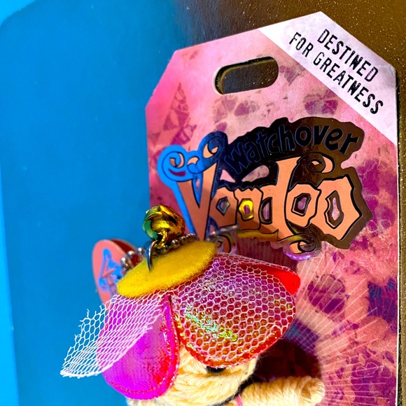 WATCHOVER VOODOO DOLL NWT BLOSSOM LUCKY CHARM DESTINED FOR GREATNESS 3” - Picture 8 of 10